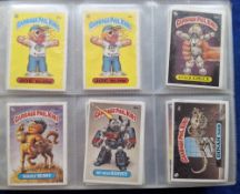 Trade cards, Topps Garbage Pail Kids, approx. 375 cards; 6 apparently complete sets 3rd series A & B