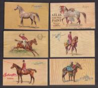 Trade cards, USA, Breeds of Horses (as N101), 'X' size, six type cards, Marengo, Barb of Morocco,