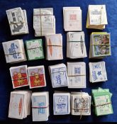 Trade stickers, Merlin, approx. 1500 stickers from many series in part sets (some duplication);