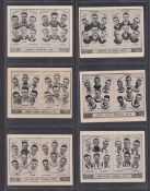 Trade cards, Barratt's, Football Team Folders, 15 cards, Arsenal (1933), Aston Villa (1932),
