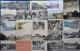 Postcards, Foreign, an overseas mix of over 50 cards, with Kinshasa RPs (Congo), Ratan