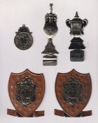 Trade issues, Boy's Realm, 5 metal football trophies, FA Cup, The Football League Championship