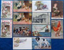 Postcards, Advertising, 12 cards to comprise David Macbrayne Ltd, Allan Line Shipping, Viscan Dog