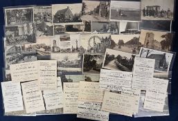 Postcards, UK, approx. 700 cards RPs, printed and artist drawn. A selection of cards to include