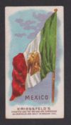 Cigarette card, Kriegsfeld, Flags of All Nations, type card, Mexico (gd) (1)