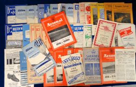 Football programmes, selection of approx. 70, 1940's & 50's programmes, various Clubs inc. several