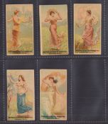 Cigarette cards, China, The Egyptian Cigarettes Manufacturing Co, Beauties, Nymphs (Firm's name in