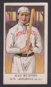 Trade card, USA, American Caramel Co, Baseball Cards, Set B, ref E91, type card, Dan Murphy, R.F.