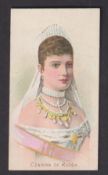 Cigarette card, Taddy, Royalty, Actresses & Soldiers, type card, Czarina of Russia, (vg)