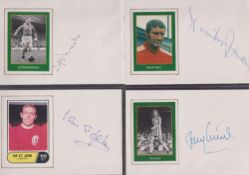 Trade cards / autographs, a collection of 62 different trade cards, all with original signatures