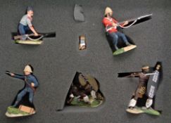Britains Model Figures, Zulu War, 6 Britains boxed models to comprise 20044 The Closing Stages of