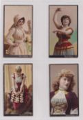 Cigarette cards, USA, Lorillard, Actresses, Burdick 264-1 (Black borders, 'Sensation' wording to