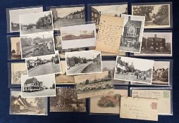 Postcards, Codicote and Ashwell, 26 cards to include in Codicote; St. Giles' Church, Codicote