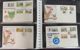 Stamps, Isle of Man collection of UM housed in a boxed Lindner album 1973-1990, collection of