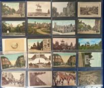 Postcards, Aldershot, approx. 460 cards to include South Camp, St. Michaels Church, Wellington