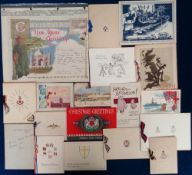 Military and Naval Christmas Cards, a collection of approx. 50 cards to include Parachute Reg., R.