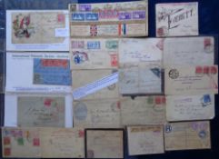 Boer War Post, 40+ envelopes (all but 2 sent 1899-1902), some with Opened Under Marshal Law