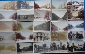 Postcards, London suburbs, a South West London selection of approx 90 cards of Parsons Green,