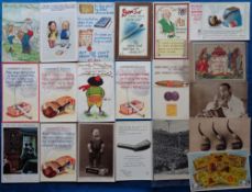 Postcards, Smoking, approx. 50 cards to include tobacco, matches, pipes, advertising, tobacco