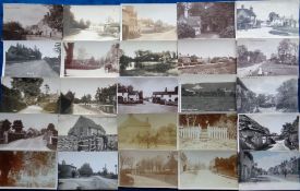 Postcards, Bucks, a good selection of 40+ cards of Buckinghamshire villages with RP's of 'The