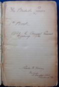 Royal British Legion, 2 scrap books. Book 1 dated 1921 to Annual General Meeting 1930. Book 2 to
