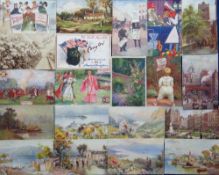 Postcards, Advertising and Competitions, a collection of 35+ cards advertising Tuck's Picture