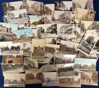 Postcards, Surrey, Woking, a mainly street scene selection of approx 45 cards of Woking including