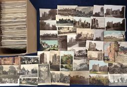 Postcards, Castles, approx. 500 cards to include Framlingham, Oxford, Pevensey, Bodiam, Dilston,