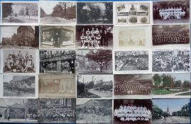 Postcards, London suburbs, a Clapton & Shoreditch collection of approx 50 cards with RP's of Clapton