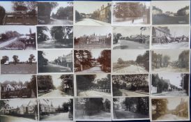 Postcards, Surrey, an Addlestone and New Haw collection of approx. 80 cards, with RPs of Common Lane