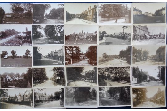 Postcards, Surrey, an Addlestone and New Haw collection of approx. 80 ...