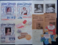 Advertising, Beauty Products, 40+ items to include Hoyt's German Cologne calendar for 1896, Gertrude