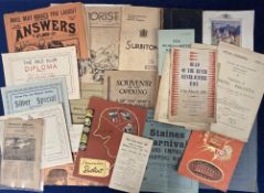 Ephemera, a selection of approx. 200 items to include 1925 souvenir programme for The Opening of