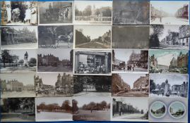 Postcards, London Suburbs, a good collection of approx 85 cards of Clapham with many RP's