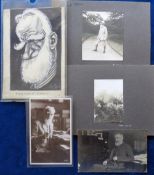 George Bernard Shaw, a caricature of George Bernard Shaw signed 'Gallon' and marked with the