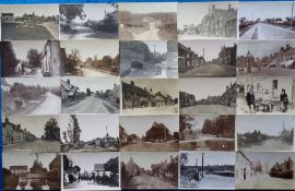 Postcards, Bedfordshire a fine RP collection of approx 50 cards of Bedfordshire inc. Maythorn &