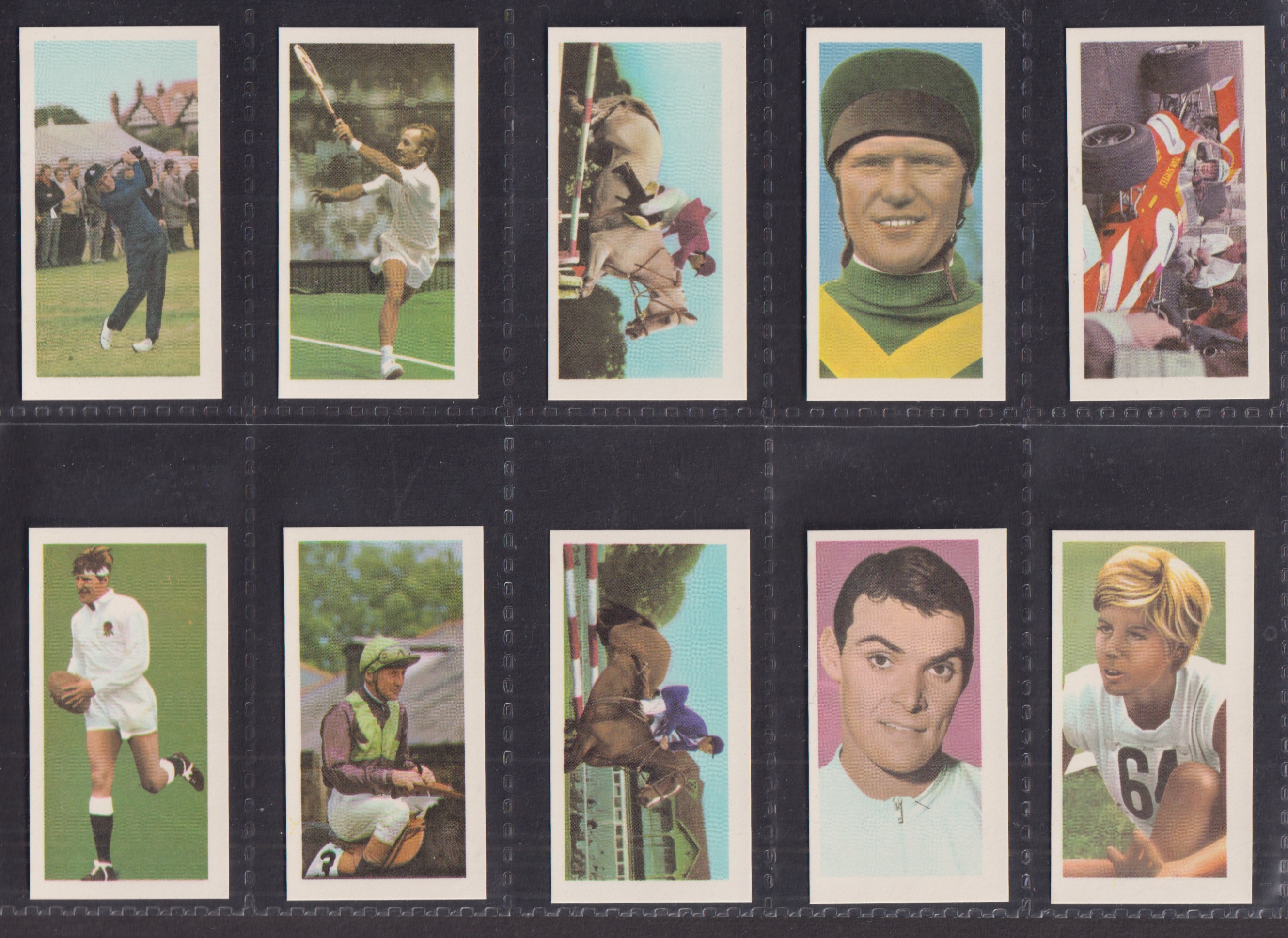 Trade cards, Barratt's, Famous Sportsmen (set, 50 cards) inc. Jack Nicklaus, Muhammed Ali, Pele, - Image 3 of 10