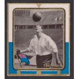 Cigarette card, Germany, Zepter, 'Konig Fussball' (King Football), type card, 'L' size, Ted Drake,