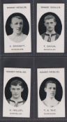 Cigarette cards, Taddy, Prominent Footballers (No Footnote), Sunderland, four cards, A. Bridgett, T.