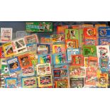 Trade sticker packets, Football, a collection of 100+ unopened sticker packets from various football