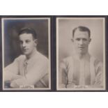 Cigarette cards, Phillip's, Footballers, (Premium Issue), 2 cards, no 156 F Gibson & no 887 R