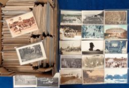 Postcards, Foreign Topographical, approx. 1200 cards, RPs, printed and artist drawn, covering a wide