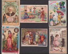 Trade cards, Liebig, six Italian edition sets, Famous Composers II (French) S406, The Legend of