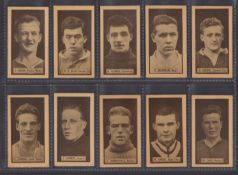Trade cards, DC Thomson This Years Top Form Footballers (set 24 cards) including Dixie Dean etc (