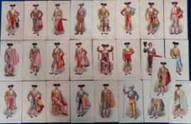 Trade cards, Spain, Jaime Box, Bullfighters, 'P' size, 2v5 different cards (some with slight