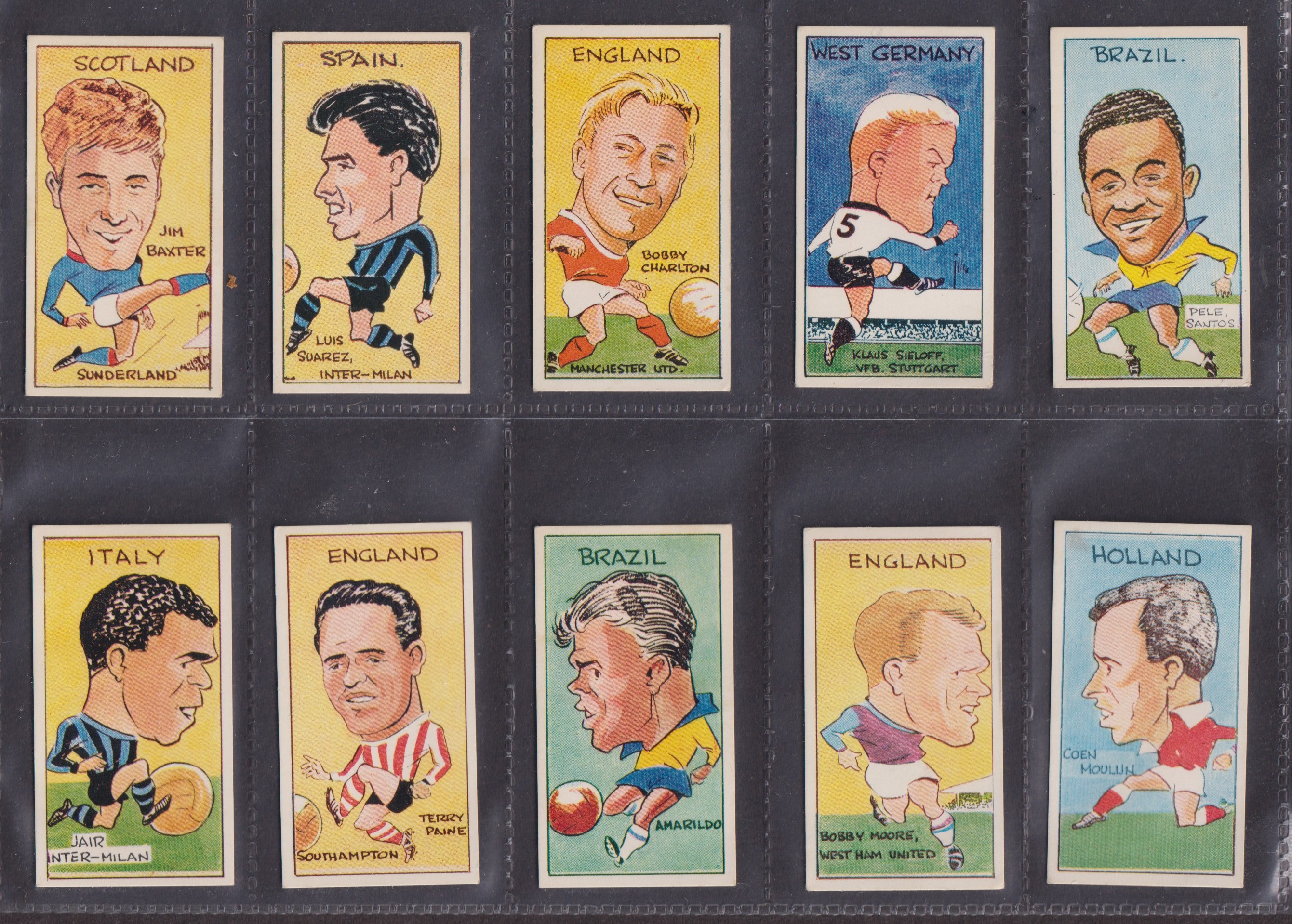 Trade cards, Reddish Maid, International Footballers of Today (set, 25 cards) (gd/vg) Qty: 1