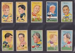 Trade cards, Reddish Maid, International Footballers of Today (set, 25 cards) (gd/vg) Qty: 1