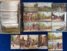 Postcards, Tucks Sets, 54 complete sets, mainly Charles Flower (gen gd) Qty: 1