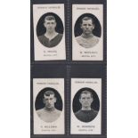 Cigarette cards, Taddy, Prominent Footballers (No Footnote), Bristol City, four cards, W. Demmery,
