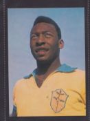 Trade card / Postcard, Bergmann Verlag (German) Postcard issue Mexico 70 Football World Cup, type